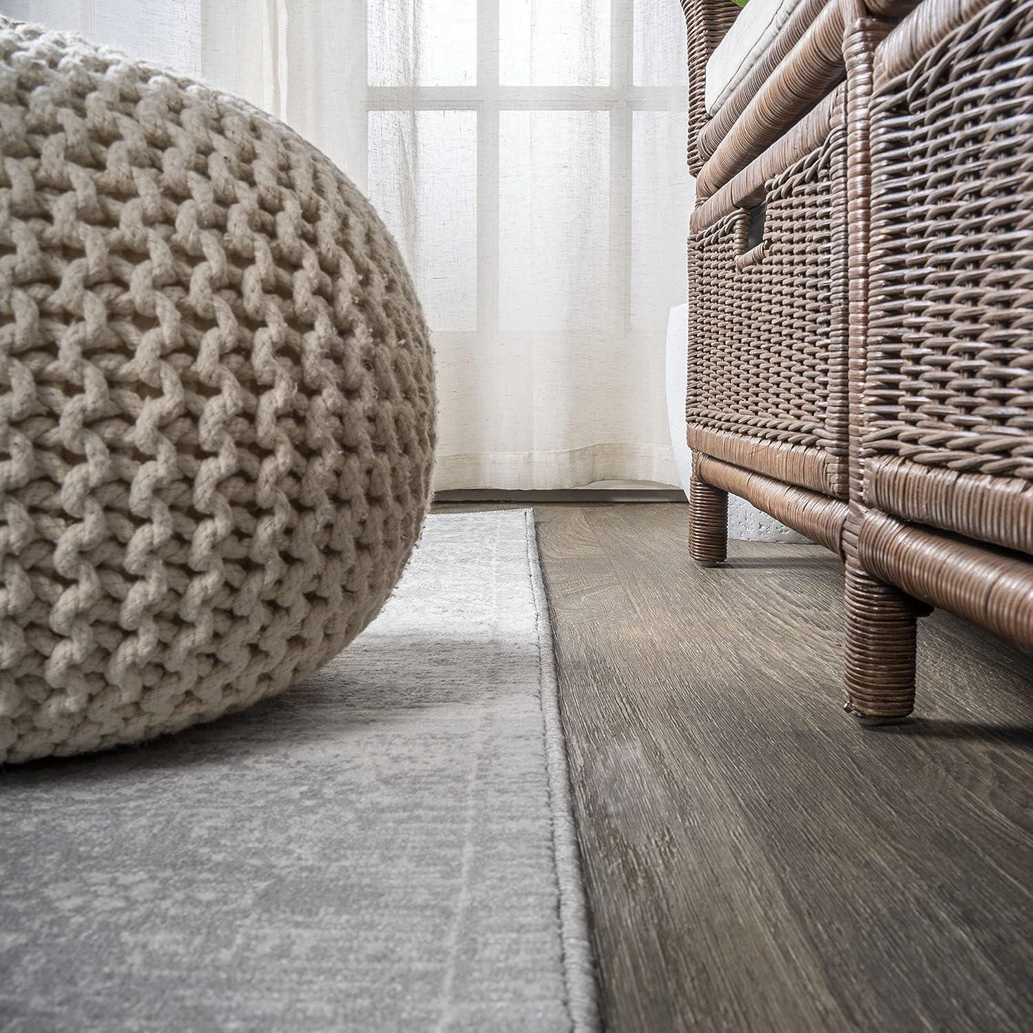 imageJONATHAN Y Modern Vintage Medallion Gray Runner Rug 2x10 Country Floral EasyCleaning for Living Room Bedroom Kitchen Pet Friendly NonShedding MDP104B210Grey