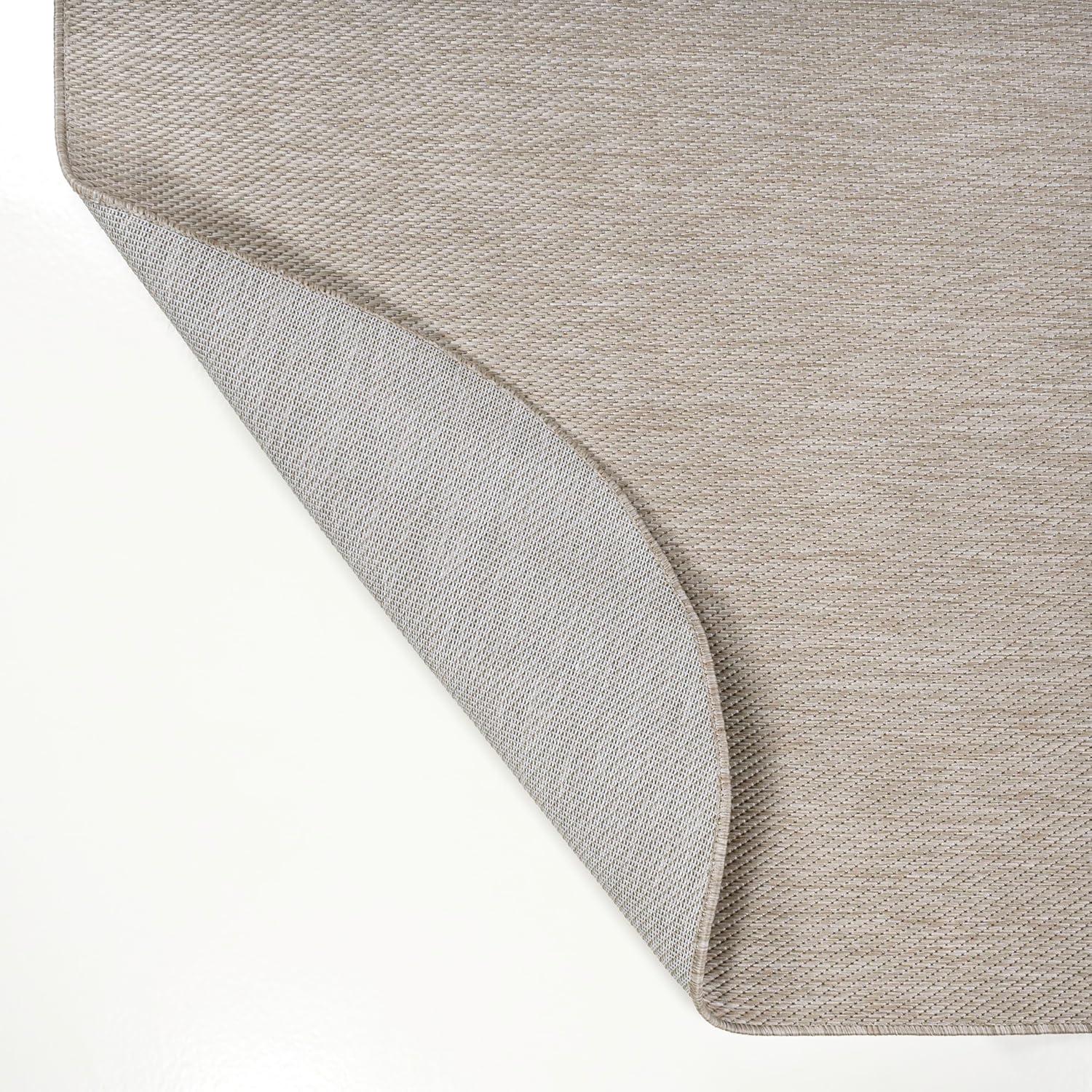 imageJONATHAN Y Radius Corner Solid Indoor Outdoor Runner Rug 2X8 Light Rose Miles Modern Minimalist for Backyard Patio Porch EasyCleaning High Traffic PetFriendly NonShedding SHP100E28Beige