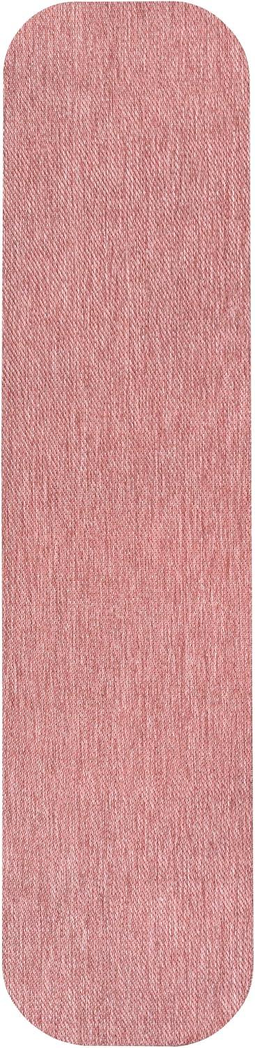 imageJONATHAN Y Radius Corner Solid Indoor Outdoor Runner Rug 2X8 Light Rose Miles Modern Minimalist for Backyard Patio Porch EasyCleaning High Traffic PetFriendly NonShedding SHP100E28Light Rose