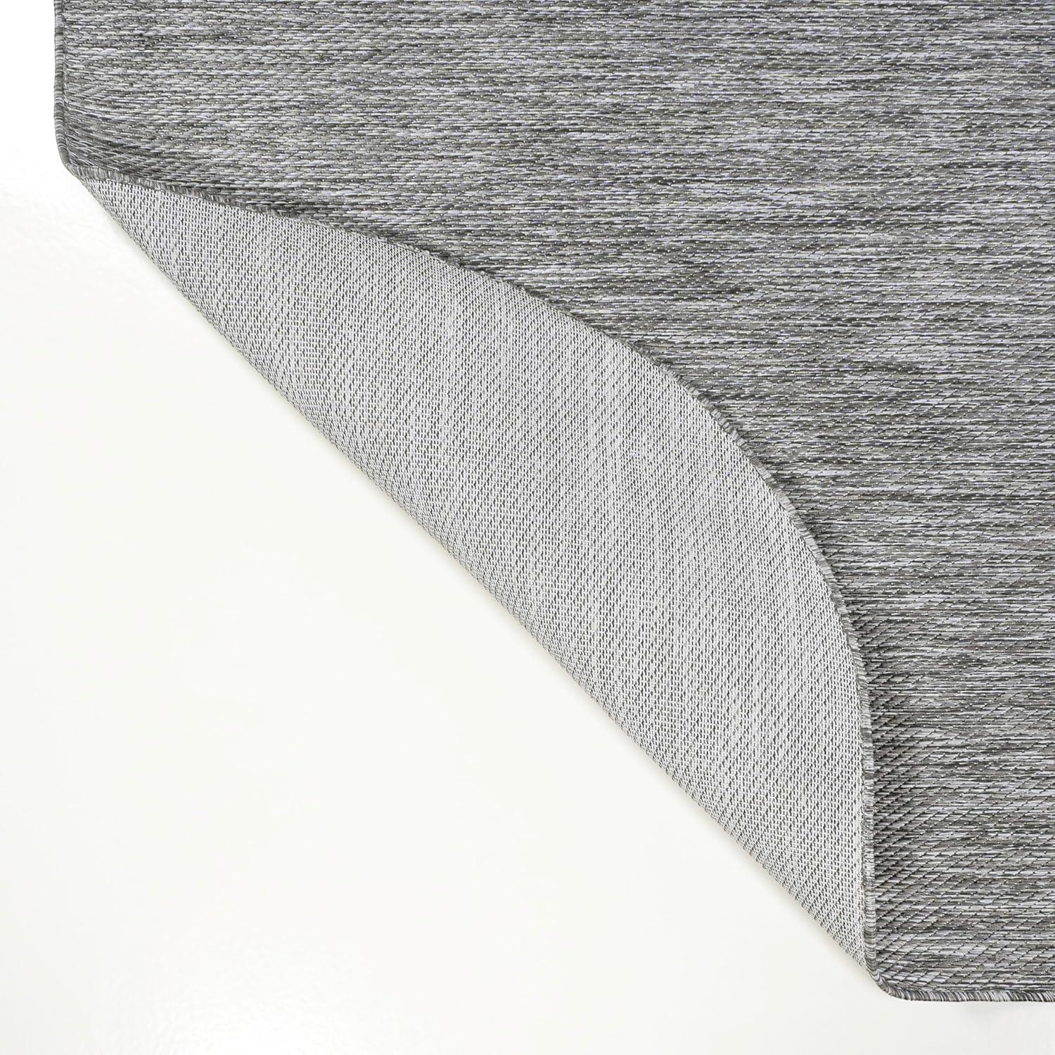 imageJONATHAN Y Radius Corner Solid Indoor Outdoor Runner Rug 2X8 Light Rose Miles Modern Minimalist for Backyard Patio Porch EasyCleaning High Traffic PetFriendly NonShedding SHP100E28Grey