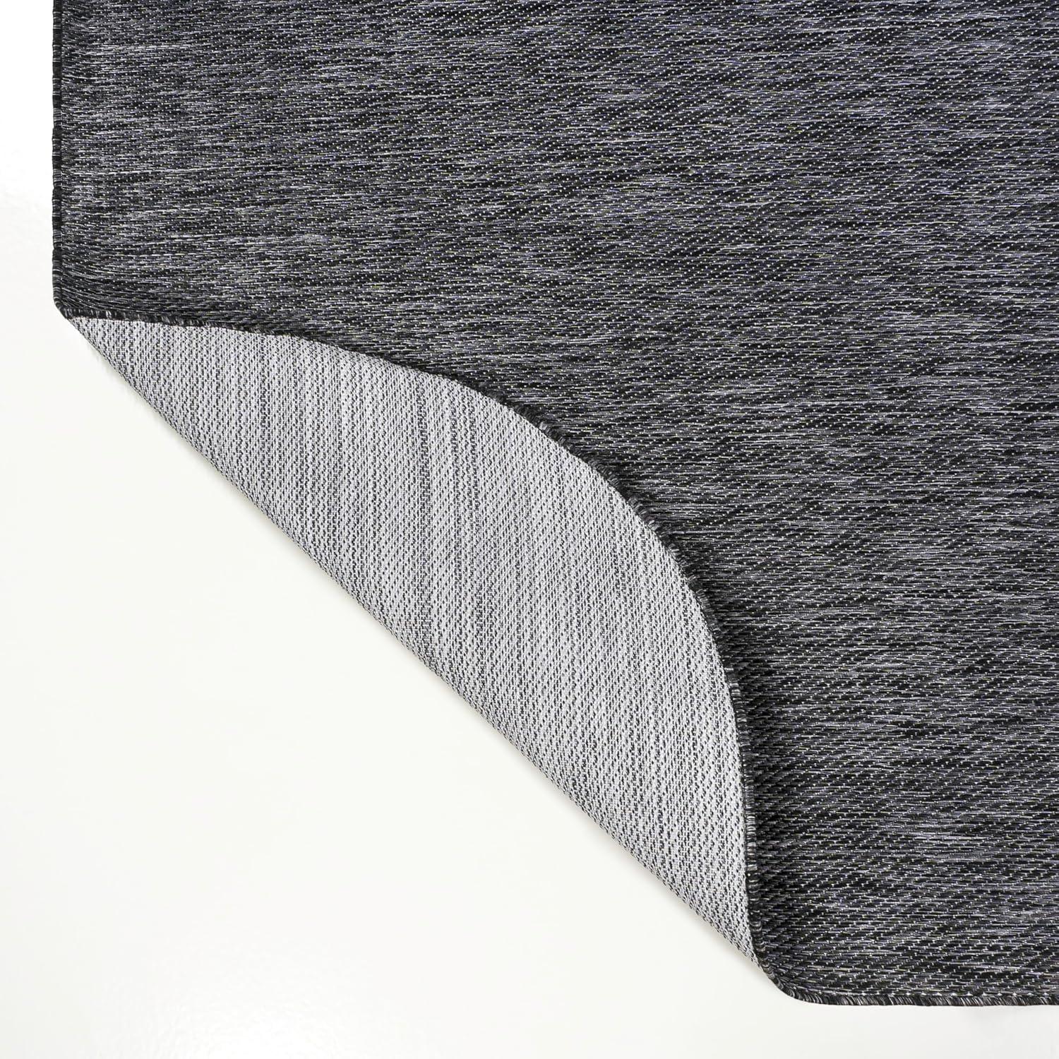 imageJONATHAN Y Radius Corner Solid Indoor Outdoor Runner Rug 2X8 Light Rose Miles Modern Minimalist for Backyard Patio Porch EasyCleaning High Traffic PetFriendly NonShedding SHP100E28Dark Gray