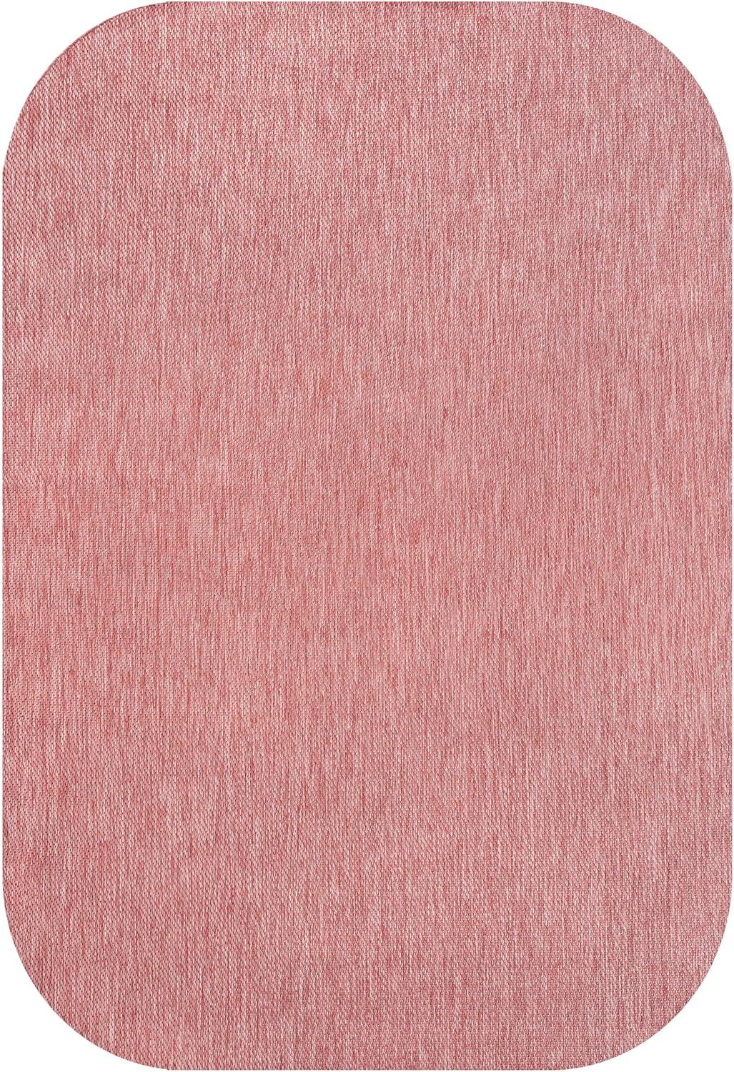 imageJONATHAN Y Radius Corner Solid Indoor Outdoor Runner Rug 2X8 Light Rose Miles Modern Minimalist for Backyard Patio Porch EasyCleaning High Traffic PetFriendly NonShedding SHP100E28Light Rose