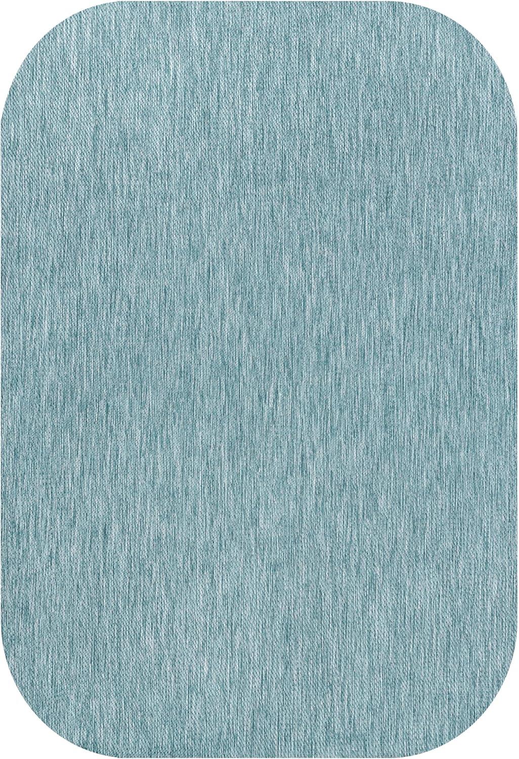 imageJONATHAN Y Radius Corner Solid Indoor Outdoor Runner Rug 2X8 Light Rose Miles Modern Minimalist for Backyard Patio Porch EasyCleaning High Traffic PetFriendly NonShedding SHP100E28Turquoise