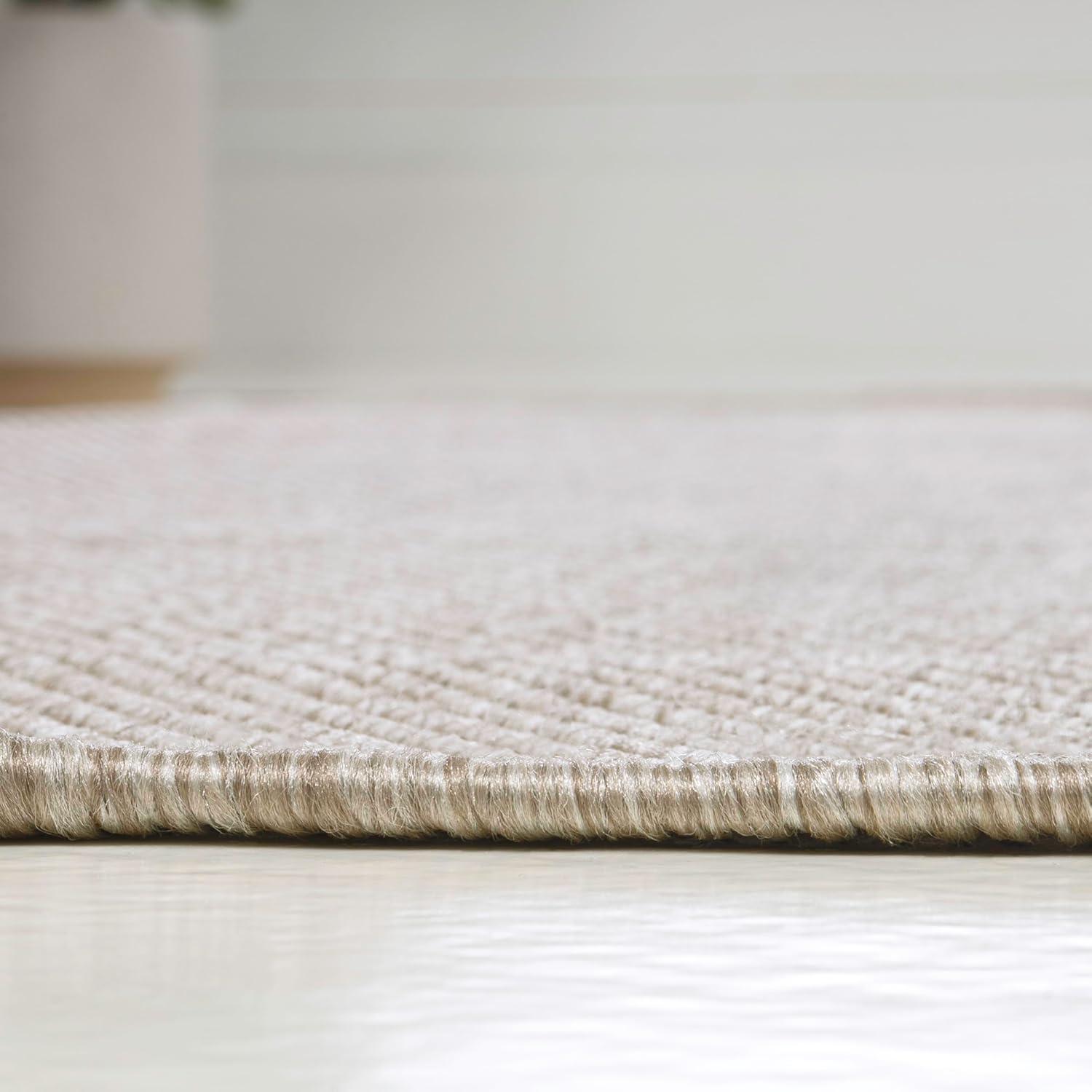 imageJONATHAN Y Radius Corner Solid Indoor Outdoor Runner Rug 2X8 Light Rose Miles Modern Minimalist for Backyard Patio Porch EasyCleaning High Traffic PetFriendly NonShedding SHP100E28Beige