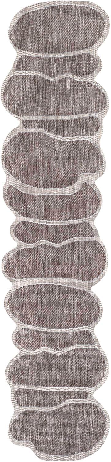 imageJONATHAN Y Rustic Abstract Indoor Outdoor Area Rug 5X8 Light BrownBeige Jasper Modern for Backyard Patio Porch EasyCleaning High Traffic PetFriendly NonShedding SHP101D5Light BrownBeige