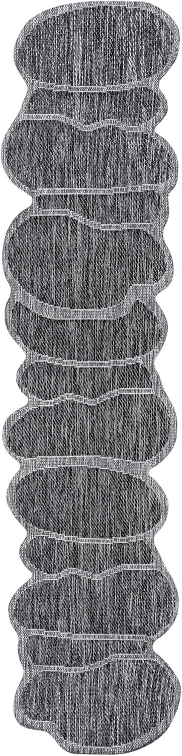 imageJONATHAN Y Rustic Abstract Indoor Outdoor Area Rug 5X8 Light BrownBeige Jasper Modern for Backyard Patio Porch EasyCleaning High Traffic PetFriendly NonShedding SHP101D5Dark GrayGray