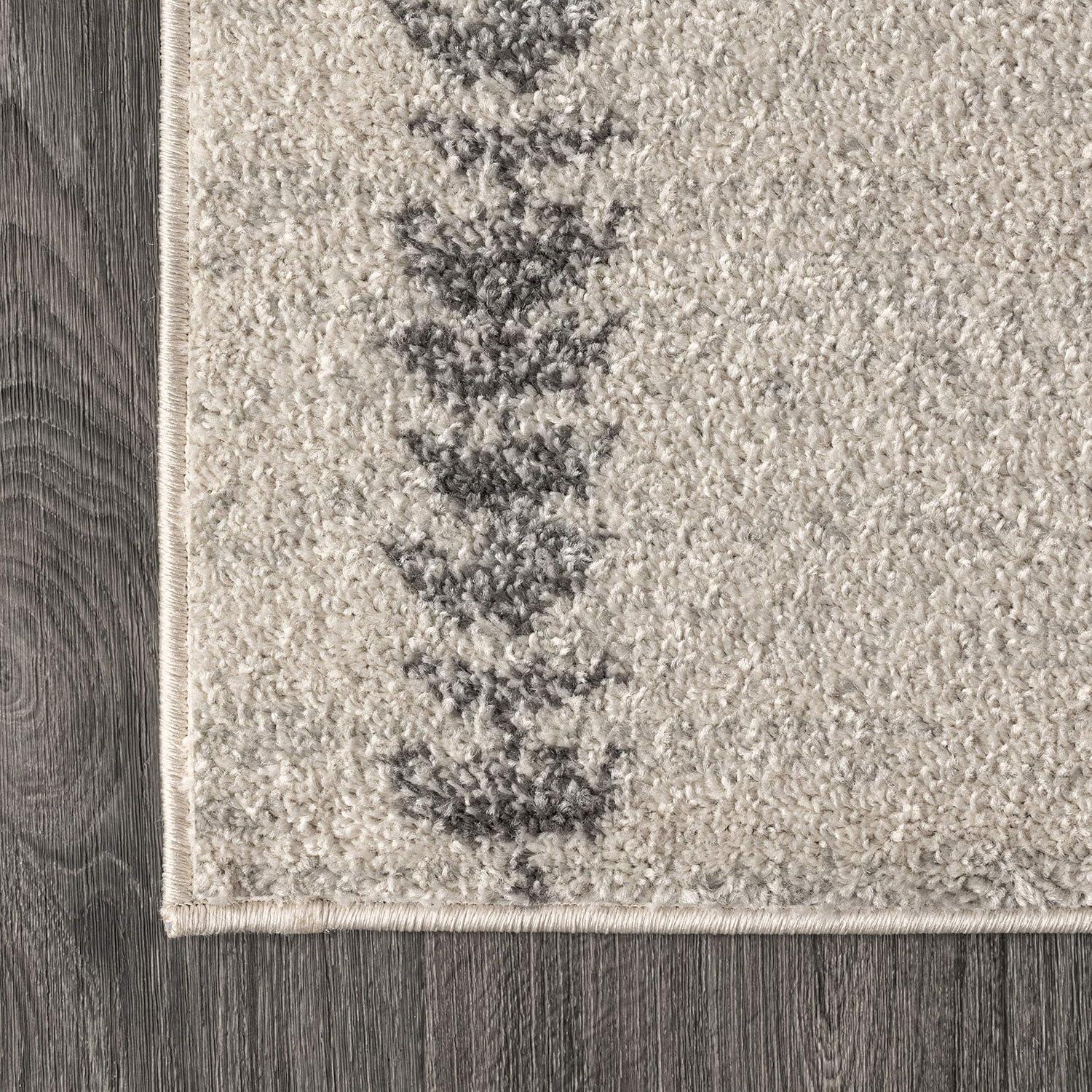 imageJONATHAN Y Zaina Moroccan Beni Souk CreamBlack Indoor Area Rug 8x10 Contemporary Modern EasyCleaning for Living Room Bedroom Kitchen Pet Friendly NonShedding MOH203A8CreamGray