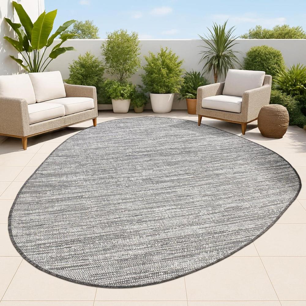 imageJONATHAN Y Rustic Abstract Indoor Outdoor Area Rug 5X8 BeigeRed Callan Modern for Backyard Patio Porch EasyCleaning High Traffic PetFriendly NonShedding SHP202C5GrayBlack