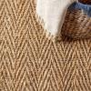JONATHAN Y Espina Hand Woven Herringbone Chunky Jute Natural Runner Rug, 2×8, Bohemian, Cottage, Easy-Cleaning for Living Room, Bedroom, Kitchen, Pet Friendly, Non-Shedding (NFR101A-28)(Natural)