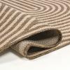 JONATHAN Y Geometric Arch Stripe Indoor Outdoor Area Rug 8X10 Cream/Navy, Margot Modern for Backyard, Patio, Porch, Easy-Cleaning, High Traffic, Pet-Friendly, Non-Shedding (SHP201C-8)(Beige/Brown)