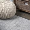 JONATHAN Y Modern Vintage Medallion Gray Runner Rug, 2×10, Country, Floral, Easy-Cleaning for Living Room, Bedroom, Kitchen, Pet Friendly, Non-Shedding (MDP104B-210)(Grey)