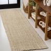 JONATHAN Y Espina Hand Woven Herringbone Chunky Jute Natural Runner Rug, 2×8, Bohemian, Cottage, Easy-Cleaning for Living Room, Bedroom, Kitchen, Pet Friendly, Non-Shedding (NFR101A-28)(Ivory)