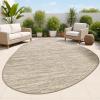 JONATHAN Y Rustic Abstract Indoor Outdoor Area Rug 5X8 Beige/Red, Callan Modern for Backyard, Patio, Porch, Easy-Cleaning, High Traffic, Pet-Friendly, Non-Shedding (SHP202C-5)(Beige/Brown)