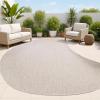 JONATHAN Y Rustic Organic Curve Indoor Outdoor Area Rug 8X10 Brown, Evan Modern for Backyard, Patio, Porch, Easy-Cleaning, High Traffic, Pet-Friendly, Non-Shedding (SHP102E-8)(Beige)