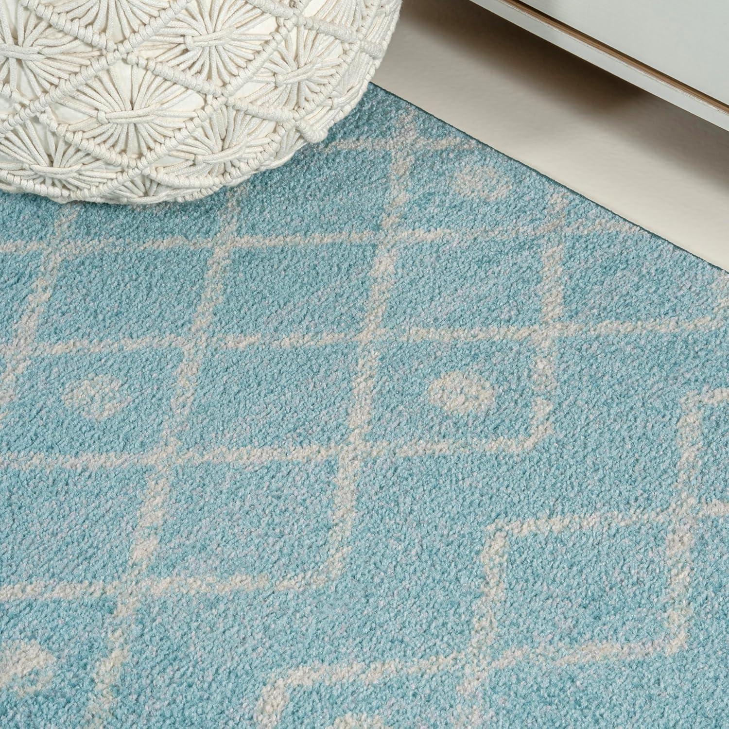 imageJONATHAN Y Aksil Moroccan Beni Souk GrayCream Runner Rug 2x8 Bohemian Scandinavian EasyCleaning for Living Room Bedroom Kitchen Pet Friendly NonShedding MOH208C28TurquoiseCream