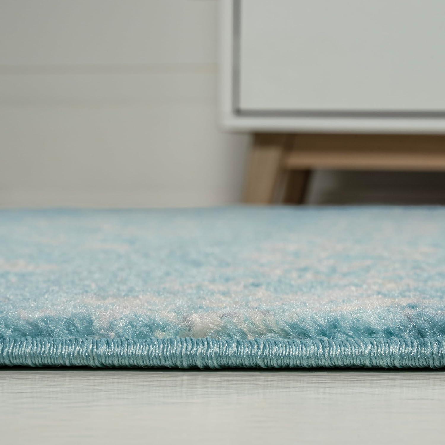 imageJONATHAN Y Aksil Moroccan Beni Souk GrayCream Runner Rug 2x8 Bohemian Scandinavian EasyCleaning for Living Room Bedroom Kitchen Pet Friendly NonShedding MOH208C28TurquoiseCream