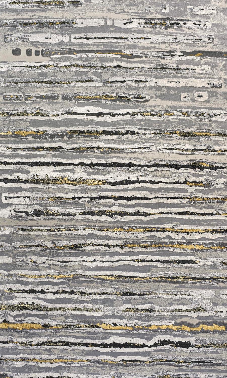 imageJONATHAN Y Batten Stripe GrayBlack Runner Rug 2X8 ft Modern for Living Room Bedroom Kitchen Office EasyCleaning High Traffic PetFriendly NonShedding SOR204B28GrayBlack