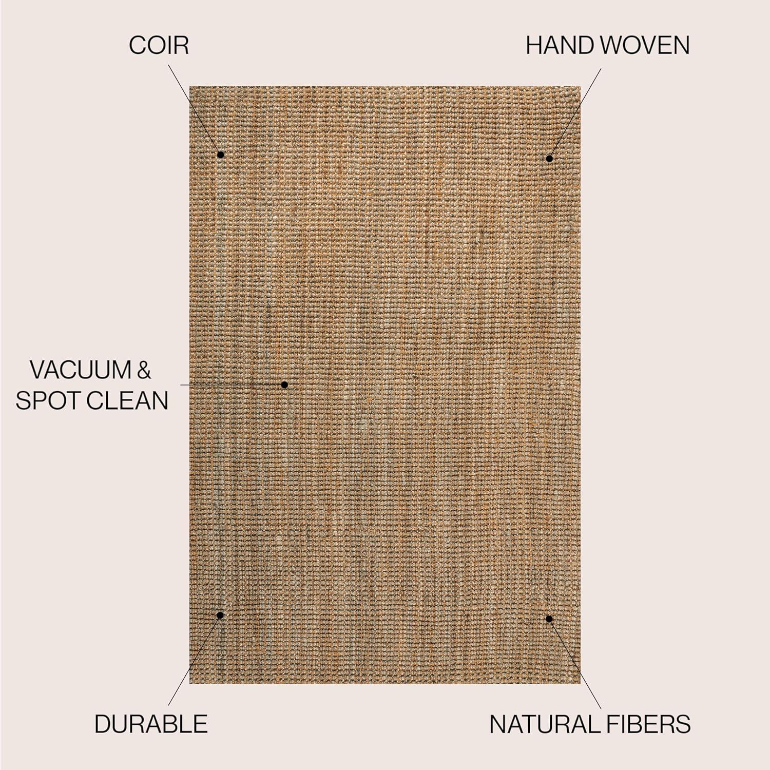 imageJONATHAN Y Biot Handwoven Jute Solid Natural Runner Rug 2x8 Traditional Rustic Farmhouse Coastal EasyCleaning for Living Room Bedroom Kitchen NonShedding NRF104A28Brown