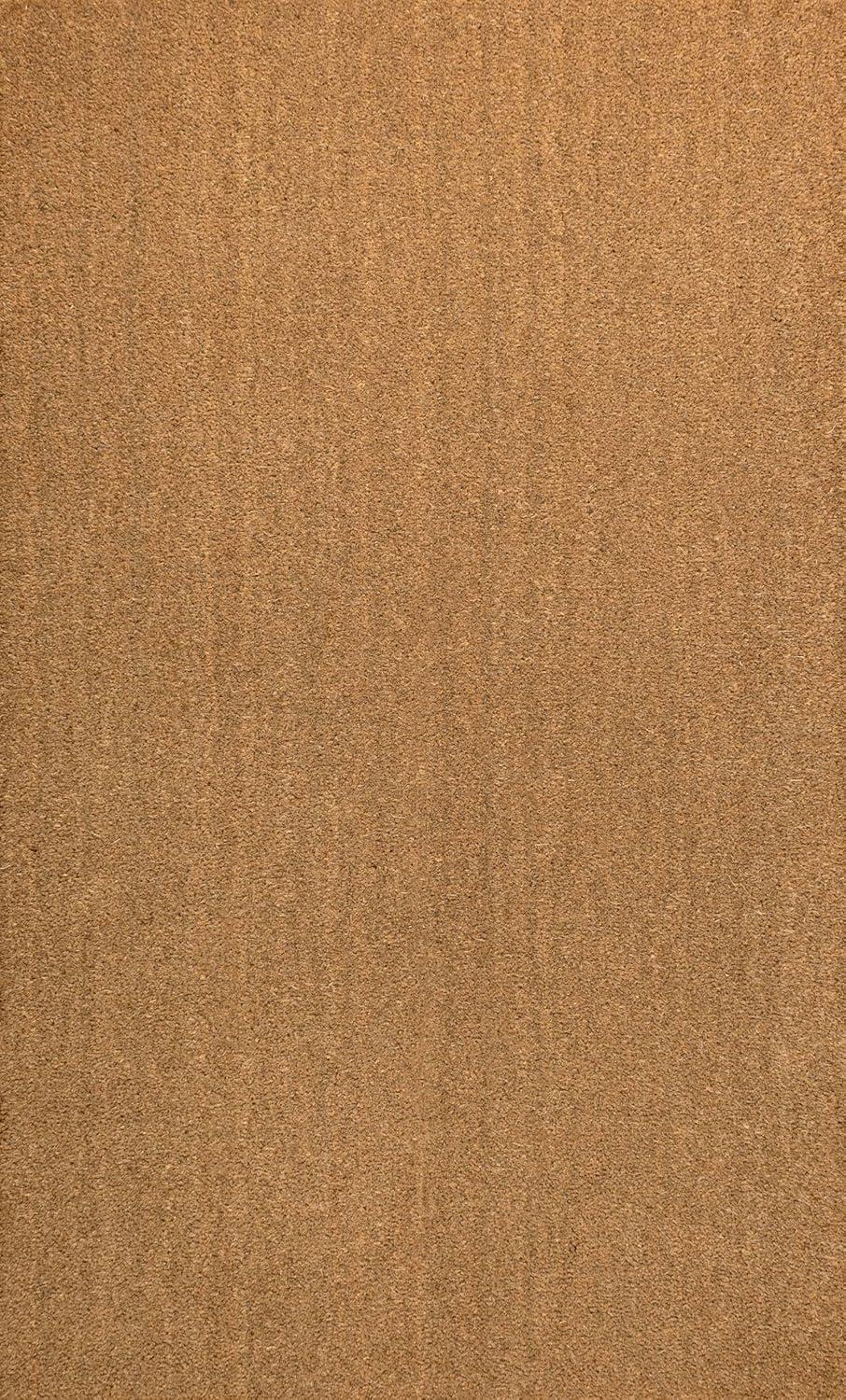 imageJONATHAN Y CHG100A5 Peater Classic Casual Commerical Natural Coir Light Brown 5 ft x 8 ft Doormat for Entrance Front Door EntrywayLight Brown