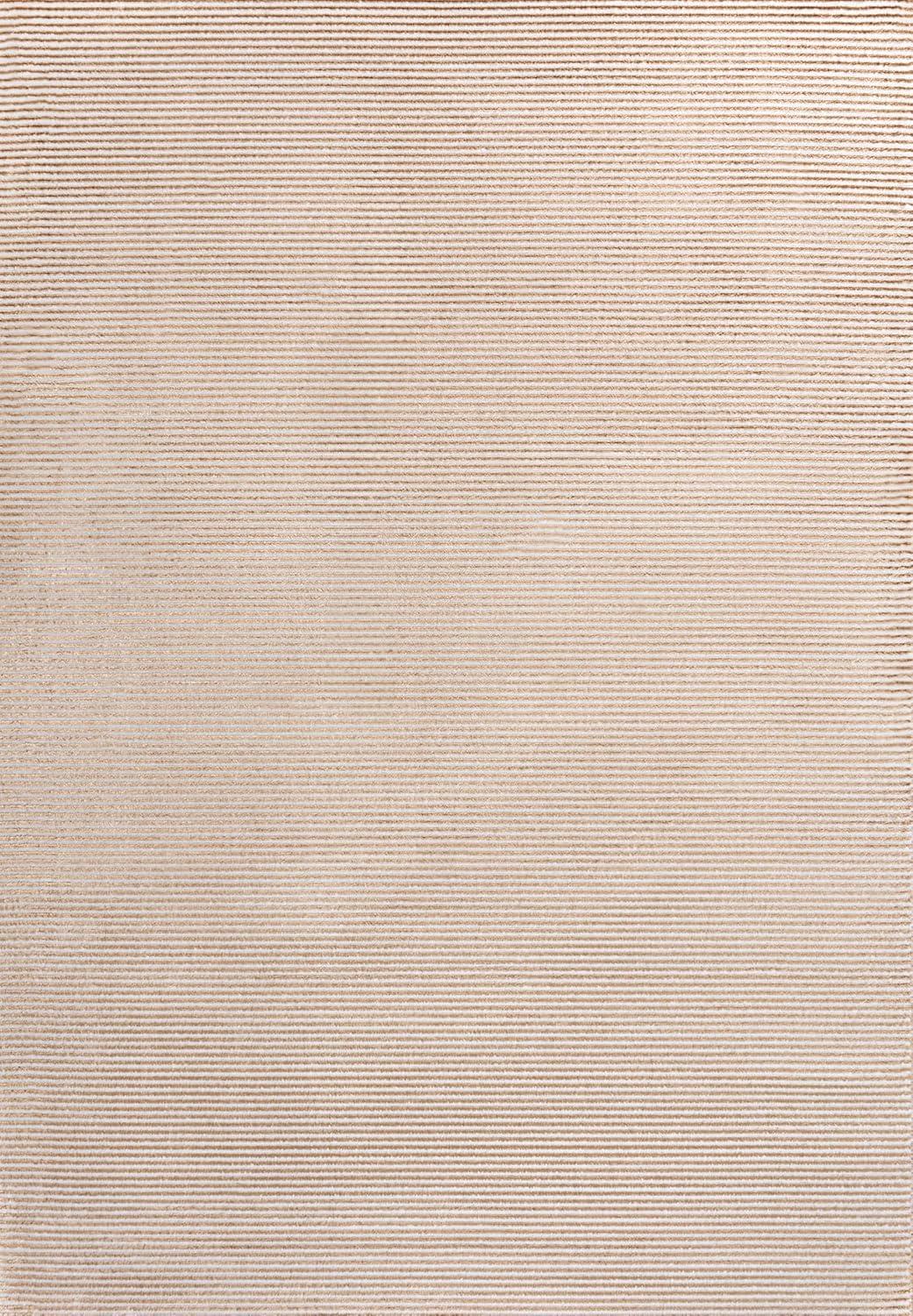 imageJONATHAN Y Cole Pinstripe HighLow CreamSilver Indoor Area Rug 8x10 Modern Minimalist EasyCleaning for Living Room Bedroom Kitchen Pet Friendly NonShedding CAR101A8WhiteGold