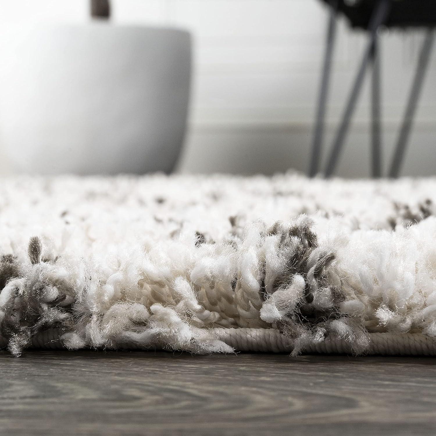 imageJONATHAN Y Diamond Shag BeigeDark Gray Indoor Area Rug 8X10 ft Algaida Moroccan for Living Room Bedroom Kitchen Office EasyCleaning High Traffic PetFriendly NonShedding SHG104A8BeigeDark Gray