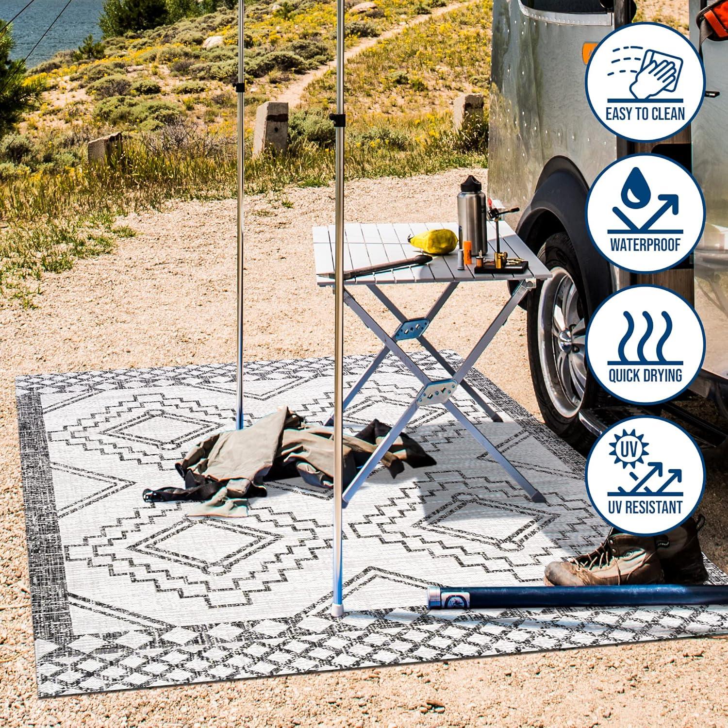 imageJONATHAN Y Diamond Tribal Medallion Indoor Outdoor Runner Rug 2X8 BlackIvory Marokko for Backyard Patio Porch EasyCleaning High Traffic PetFriendly NonShedding SMB127F28IvoryBlack