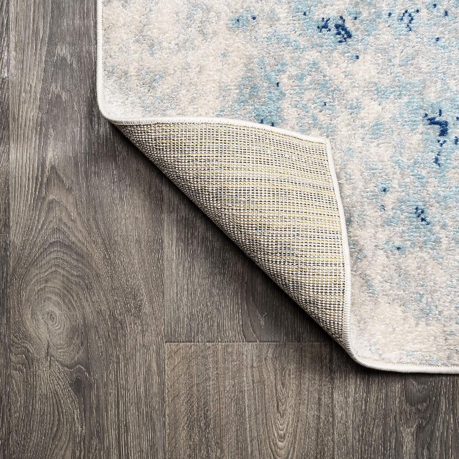 imageJONATHAN Y Dune Modern Abstract CreamGray Runner Rug 2x8 Contemporary Transitional EasyCleaning for Living Room Bedroom Kitchen Pet Friendly NonShedding CTP109A28CreamBlue