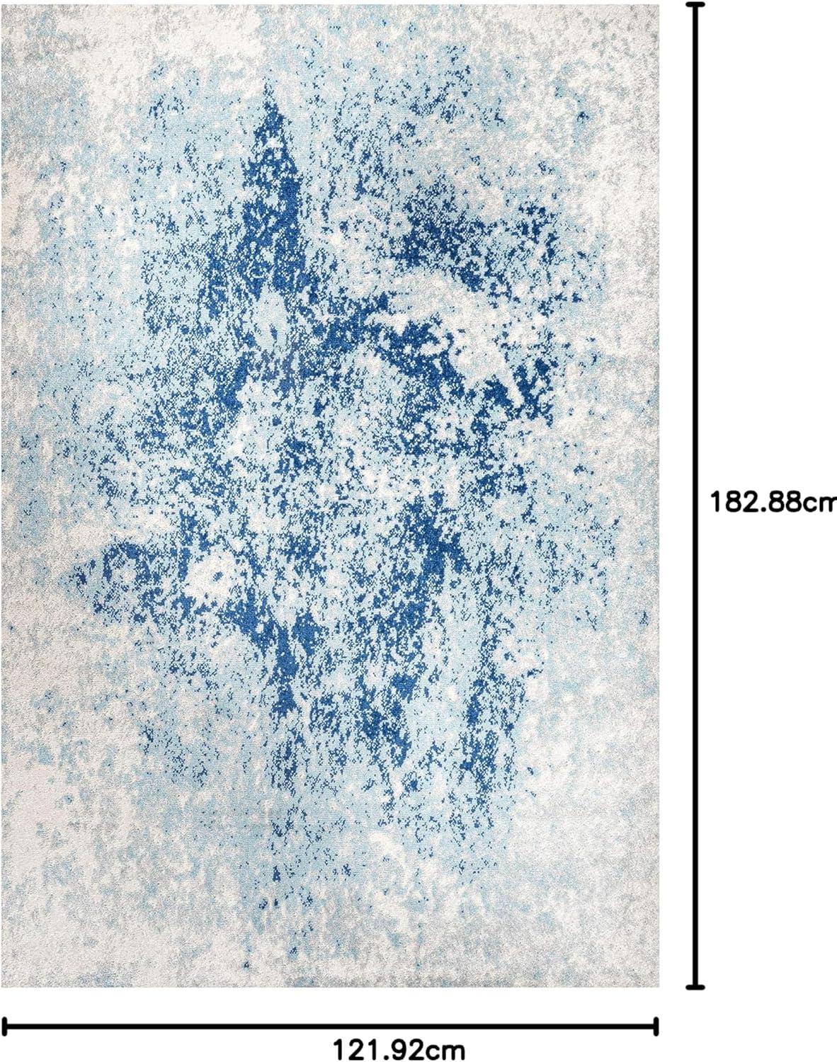 imageJONATHAN Y Dune Modern Abstract CreamGray Runner Rug 2x8 Contemporary Transitional EasyCleaning for Living Room Bedroom Kitchen Pet Friendly NonShedding CTP109A28CreamBlue