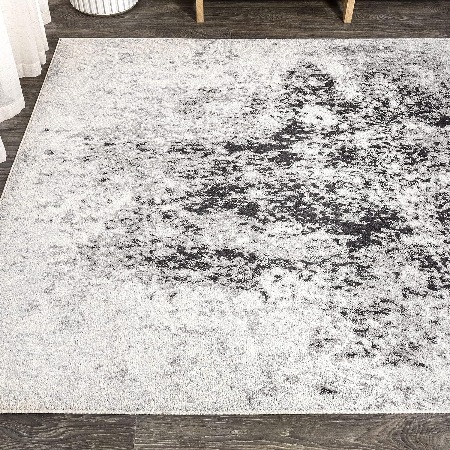 imageJONATHAN Y Dune Modern Abstract CreamGray Runner Rug 2x8 Contemporary Transitional EasyCleaning for Living Room Bedroom Kitchen Pet Friendly NonShedding CTP109A28CreamGray