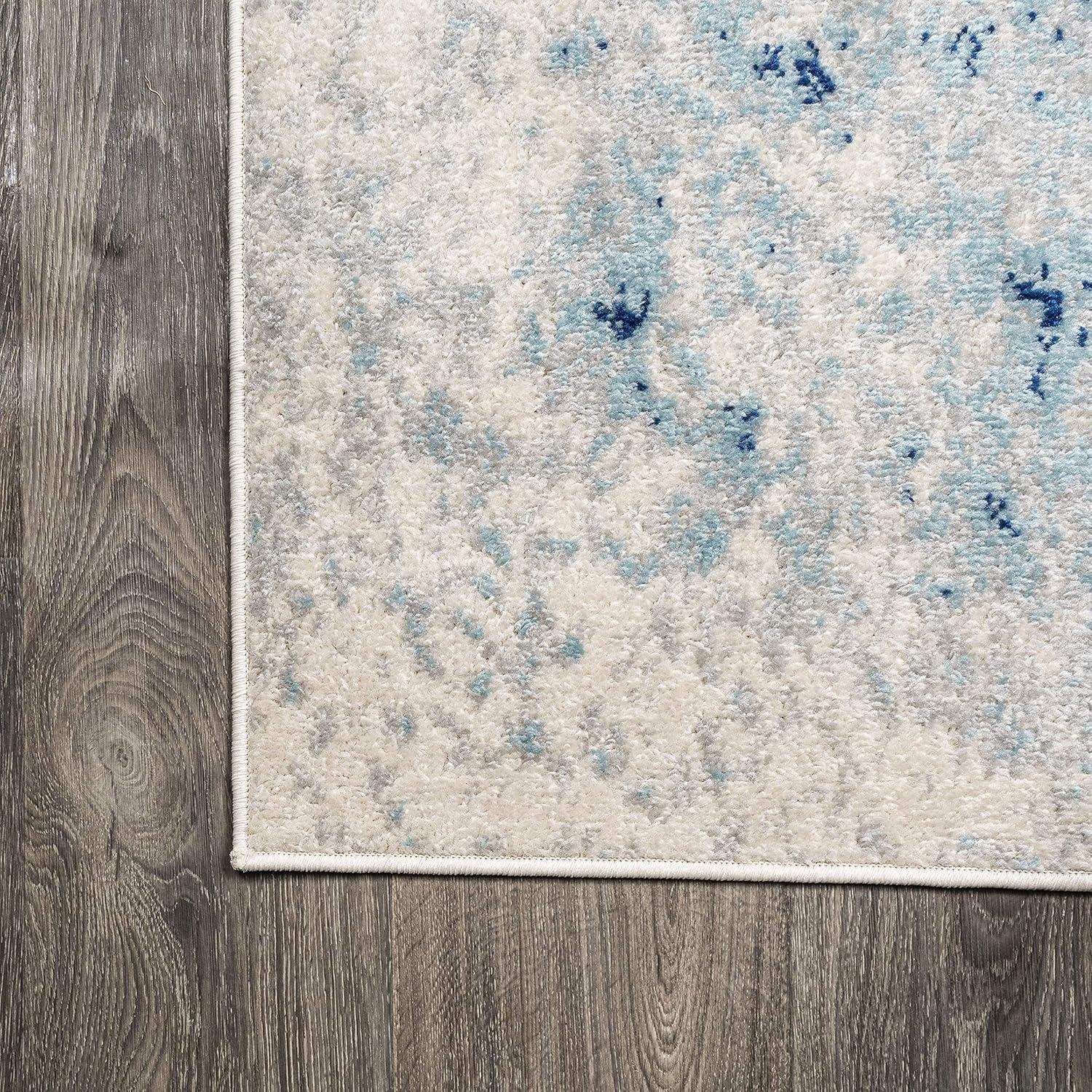 imageJONATHAN Y Dune Modern Abstract CreamGray Runner Rug 2x8 Contemporary Transitional EasyCleaning for Living Room Bedroom Kitchen Pet Friendly NonShedding CTP109A28CreamBlue