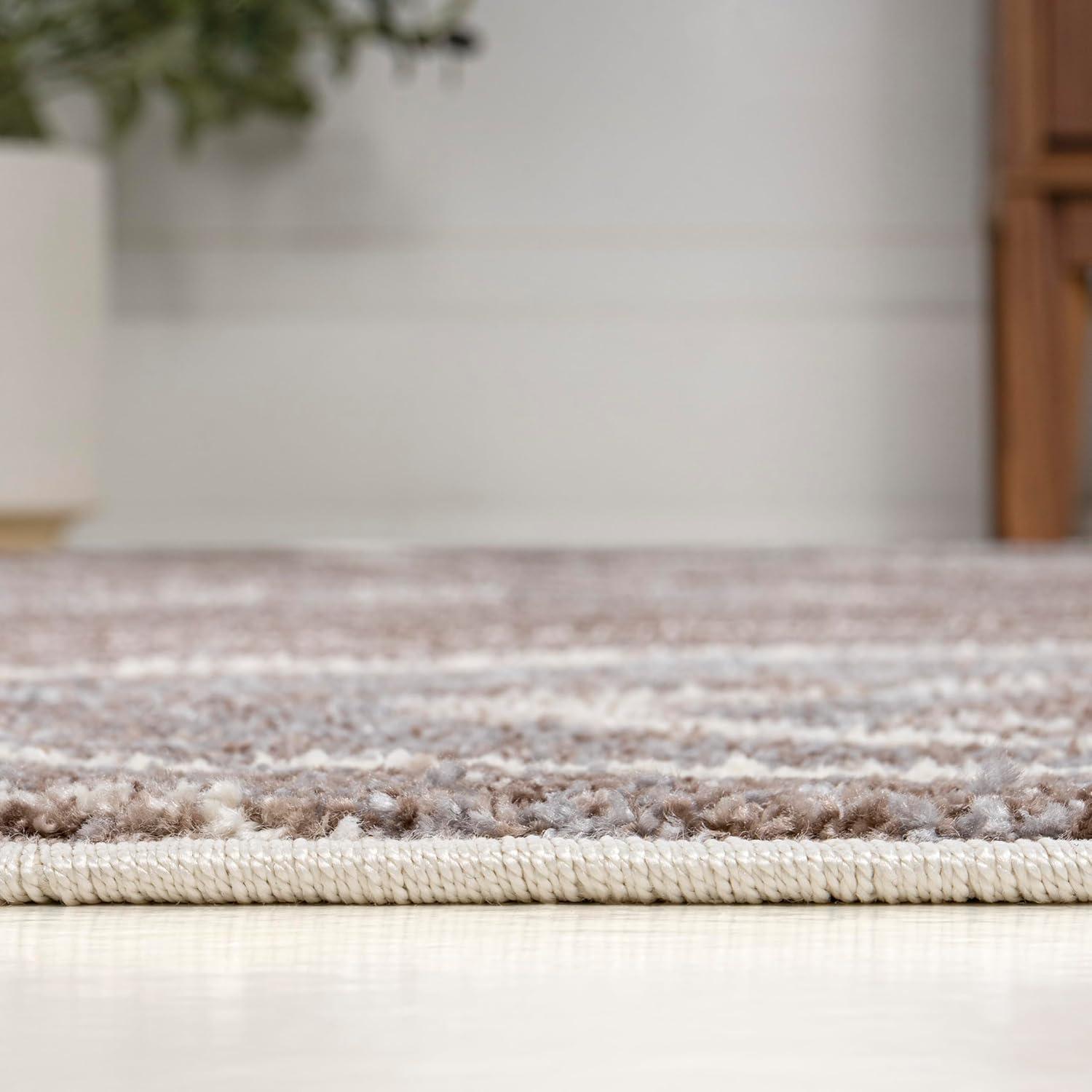 imageJONATHAN Y Eleni Abstract Marble TurquoiseCream Indoor Area Rug 8x10 ContemporaryGlamCasualTransitional EasyCleaning for Living RoomBedroomKitchenPet FriendlyNonShedding SEU301C8BrownCream