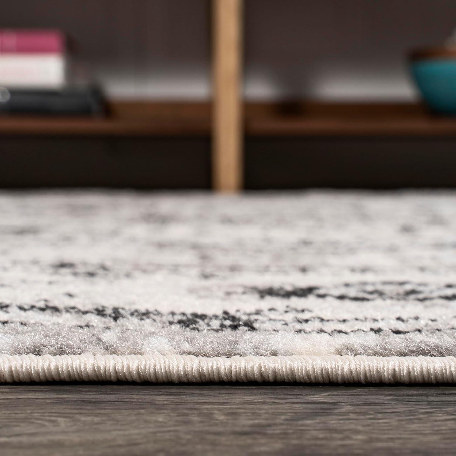 imageJONATHAN Y Geometric Medallion Dark Gray Indoor Area Rug 8x10 Denia Ornate Bohemian Vintage EasyCleaning for Living Room Bedroom Kitchen Pet Friendly NonShedding BMF110A84 x 6 Rectangular