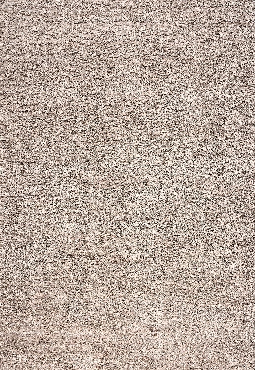 imageJONATHAN Y Groovy Solid Shag Light Beige Runner Rug 2x8 Transitional Contemporary EasyCleaning for Living Room Bedroom Kitchen Pet Friendly NonShedding CLD100D28Beige