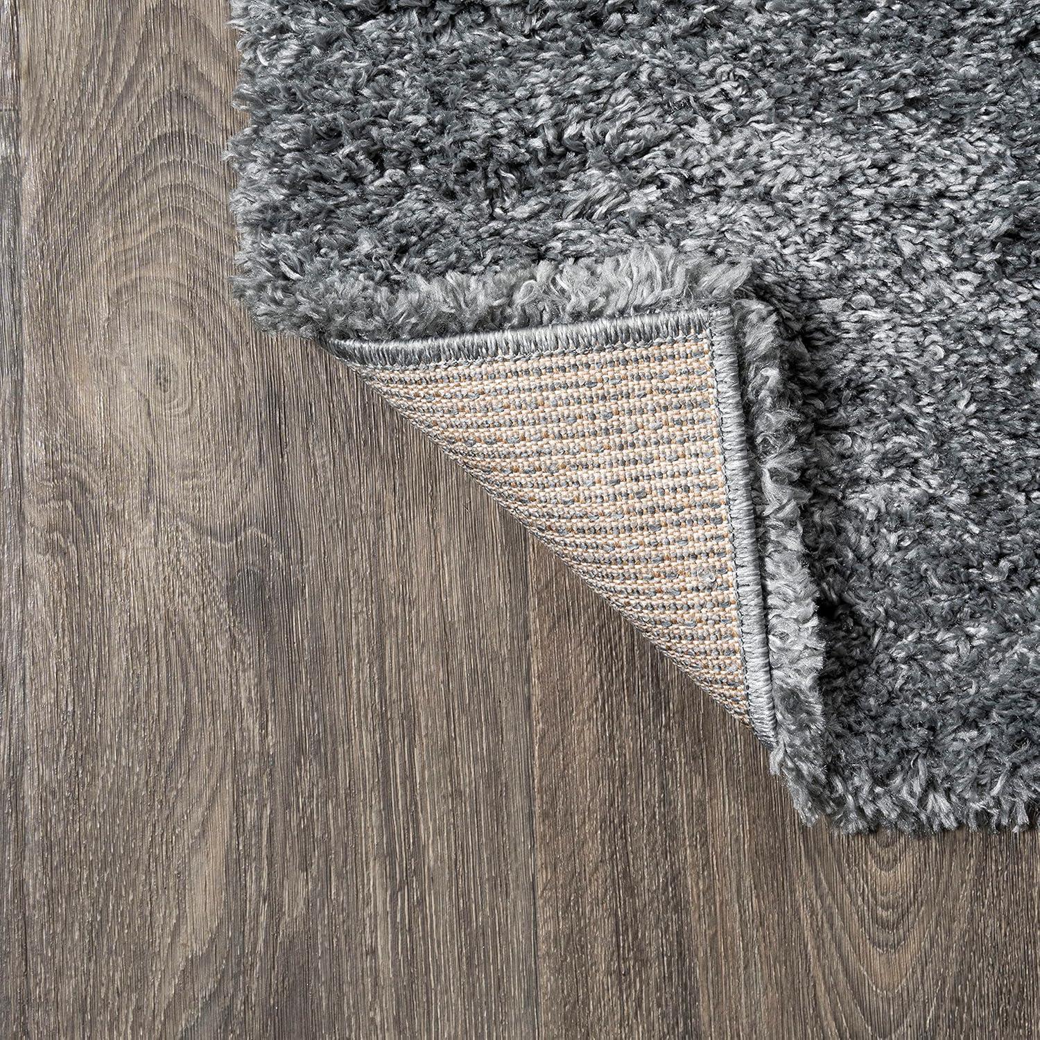 imageJONATHAN Y Groovy Solid Shag Light Beige Runner Rug 2x8 Transitional Contemporary EasyCleaning for Living Room Bedroom Kitchen Pet Friendly NonShedding CLD100D28Grey