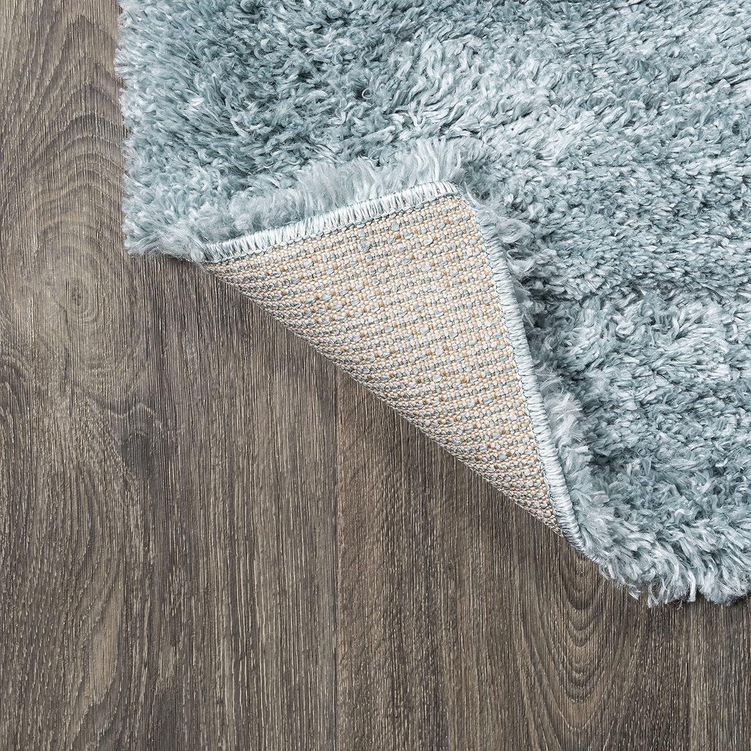 imageJONATHAN Y Groovy Solid Shag Light Beige Runner Rug 2x8 Transitional Contemporary EasyCleaning for Living Room Bedroom Kitchen Pet Friendly NonShedding CLD100D28Turquoise