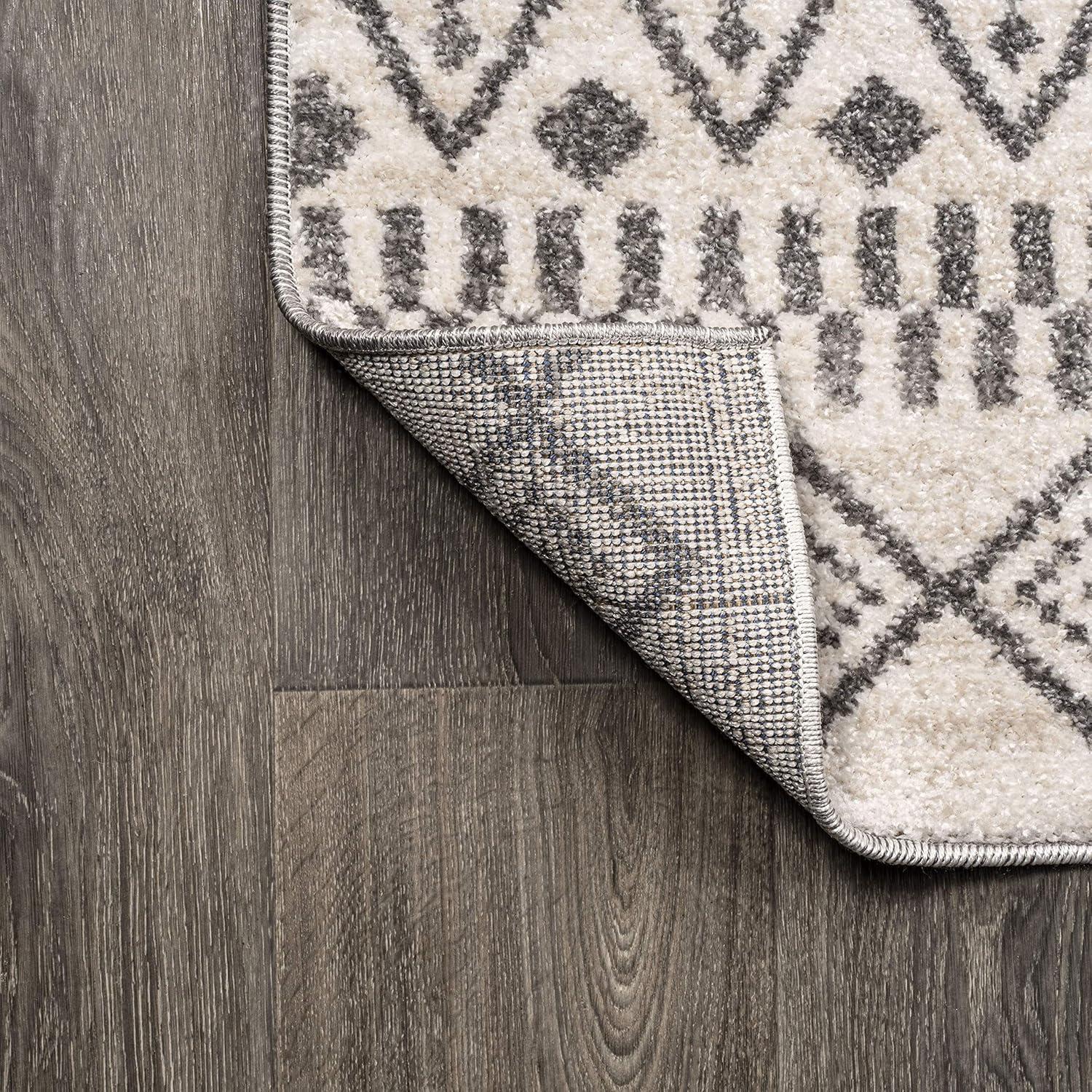 imageJONATHAN Y Ifrane Berber Stripe GrayCream Runner Rug 2x8 Geometric Bohemian Casual EasyCleaning for Living Room Bedroom Kitchen Pet Friendly NonShedding MOH301B28CreamGray