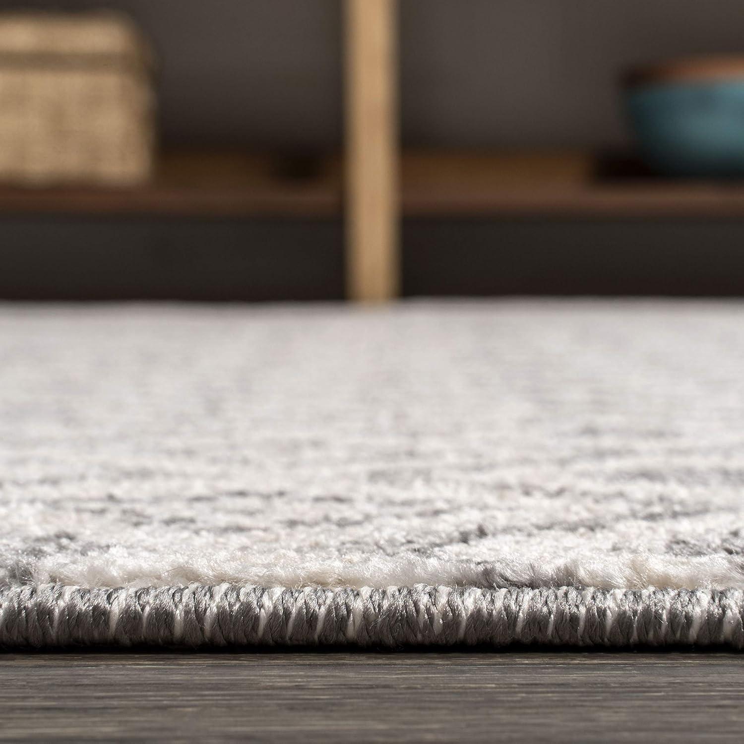 imageJONATHAN Y Ifrane Berber Stripe GrayCream Runner Rug 2x8 Geometric Bohemian Casual EasyCleaning for Living Room Bedroom Kitchen Pet Friendly NonShedding MOH301B28CreamGray