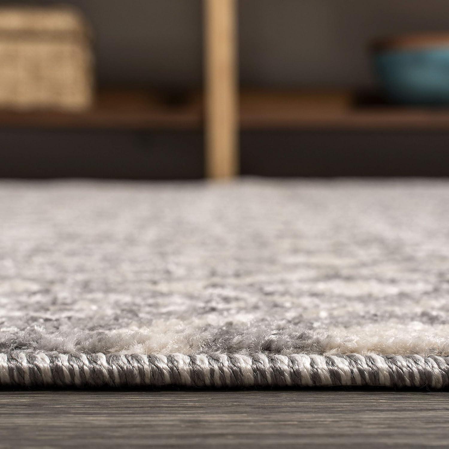 imageJONATHAN Y Ifrane Berber Stripe GrayCream Runner Rug 2x8 Geometric Bohemian Casual EasyCleaning for Living Room Bedroom Kitchen Pet Friendly NonShedding MOH301B28GrayCream