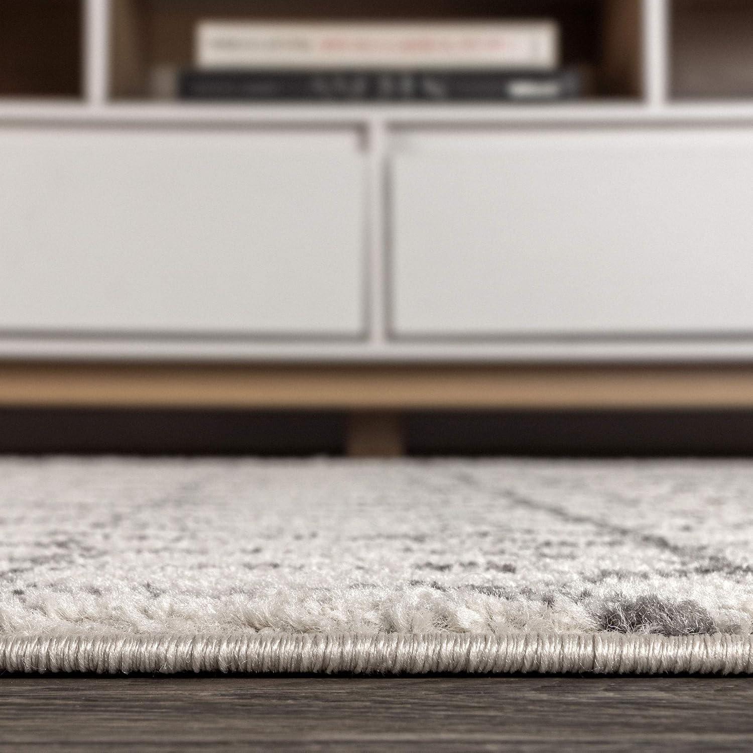 imageJONATHAN Y Izil Moroccan Beni Souk GrayCream Runner Rug 2x8 Bohemian Scandinavian EasyCleaning for Living Room Bedroom Kitchen Pet Friendly NonShedding MOH209B28CreamGray