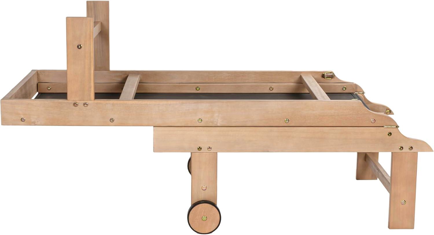 imageJONATHAN Y LNG1100A2SET Trabuco Coastal Modern Acacia Wood Mesh 3Position Outdoor Chaise Lounge Set with Side Table Transitional Classic Minimalist Traditional Contemporary Dark GrayTeak BrownDark GrayLight Teak