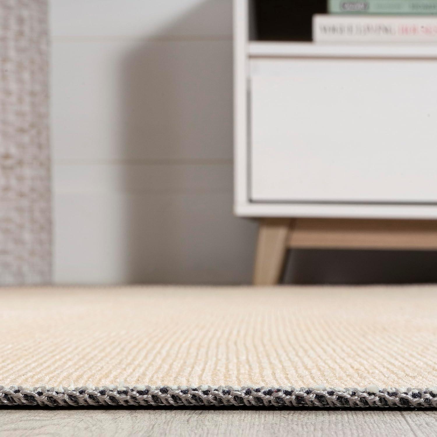 imageJONATHAN Y Machine Washable CreamGreen Indoor Area Rug 8X10 ft Cirkel Minimalist Geometric Dot for Living Room Bedroom Kitchen Office EasyCleaning PetFriendly NonShedding WSH113C8CreamTerracotta