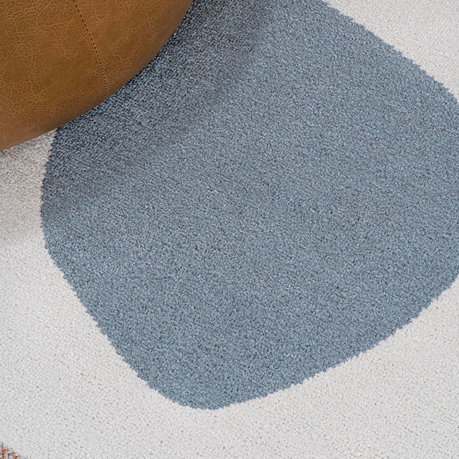 imageJONATHAN Y Machine Washable CreamMulti Indoor Area Rug 8X10 ft Slinger Modern Contemporary Collage for Living Room Bedroom Kitchen Office EasyCleaning PetFriendly NonShedding WSH306A8Riley CreamMulti