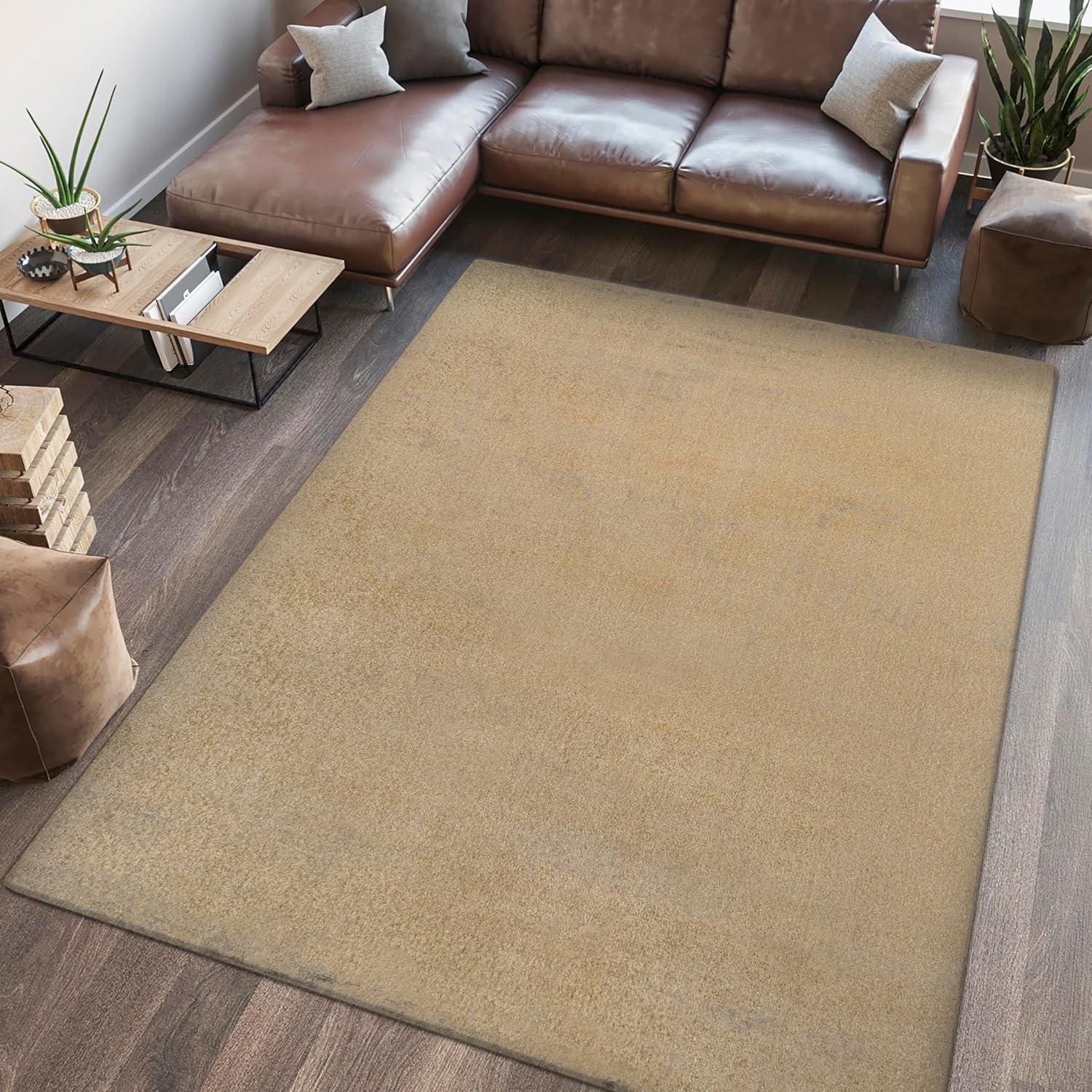imageJONATHAN Y Machine Washable Sage Green Indoor Area Rug 8X10 ft Twyla Classic Solid LowPile for Living Room Bedroom Kitchen Office EasyCleaning PetFriendly NonShedding WSH300H8Yellow