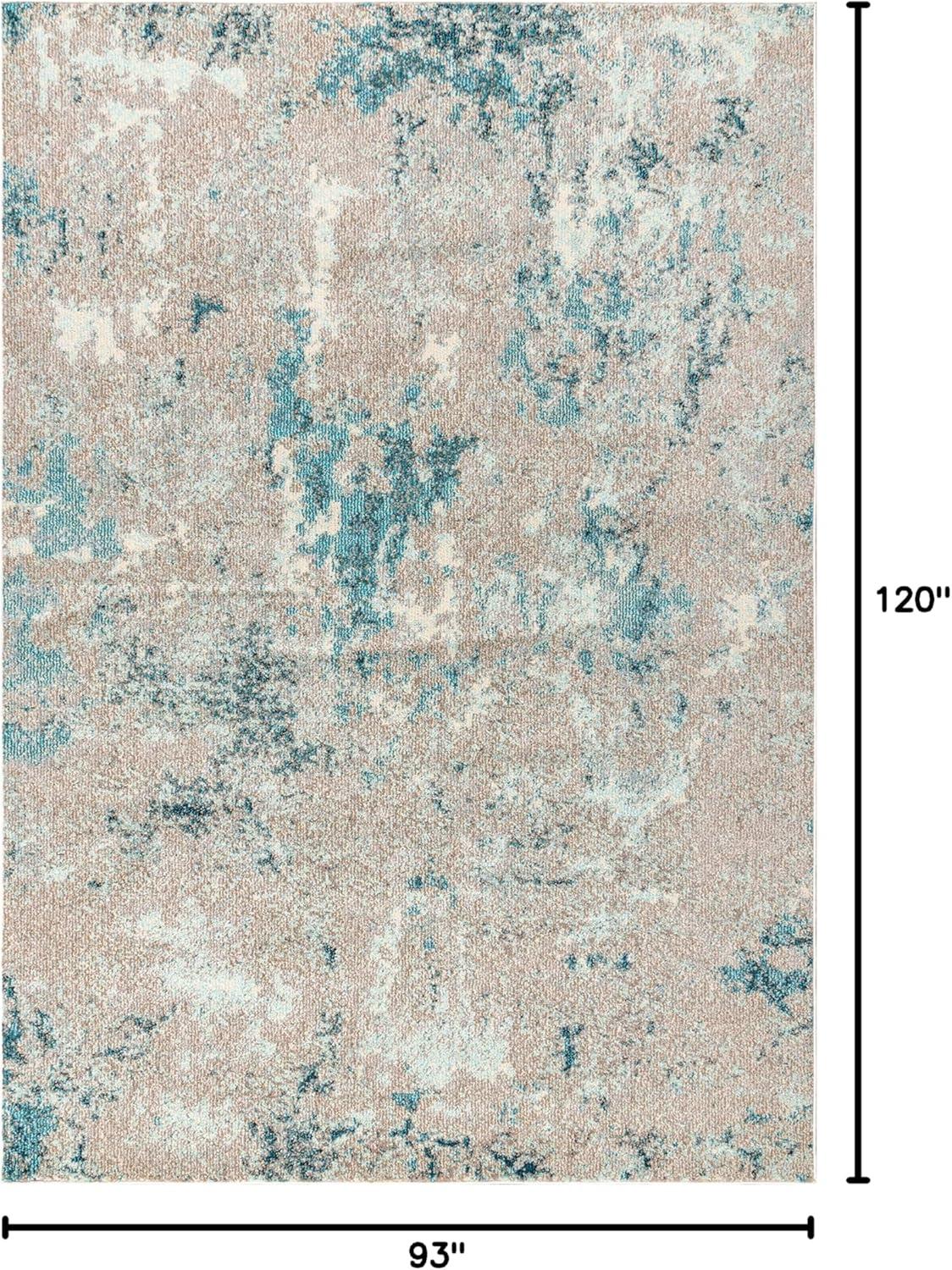 imageJONATHAN Y Modern Abstract Vintage Faded BlueGray Indoor Area Rug 8x10 Contemporary POP Transitional EasyCleaning for Living Room Bedroom Kitchen Pet Friendly NonShedding CTP103A8BlueGray