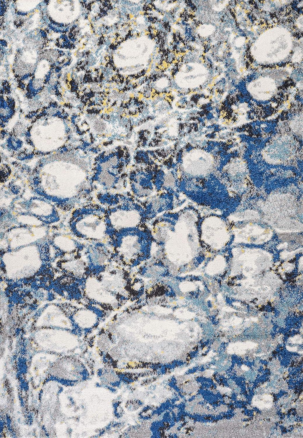 imageJONATHAN Y Pebble Marbled Abstract Dark GrayBlue Runner Rug 2x8 Contemporary Transitional EasyCleaning for Living Room Bedroom Kitchen Pet Friendly NonShedding CTP113A28Dark GrayBlue