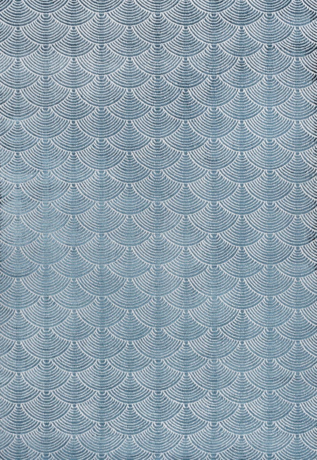 imageJONATHAN Y Porter Geometric HighLow NavyCream Indoor Area Rug 8x10 Art Deco Pattern EasyCleaning for Living Room Bedroom Kitchen Pet Friendly NonShedding CAR100A8NavyCream