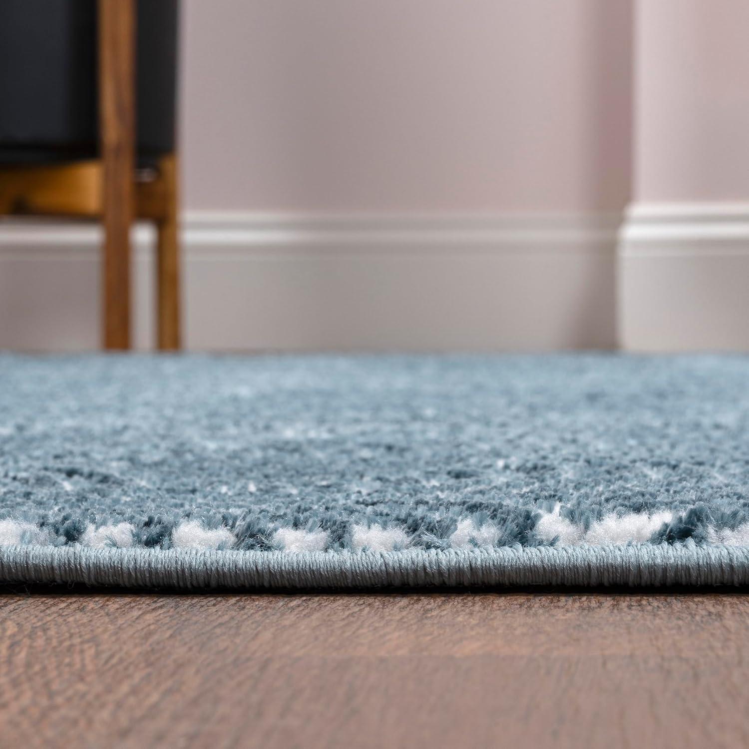 imageJONATHAN Y Porter Geometric HighLow NavyCream Indoor Area Rug 8x10 Art Deco Pattern EasyCleaning for Living Room Bedroom Kitchen Pet Friendly NonShedding CAR100A8NavyCream