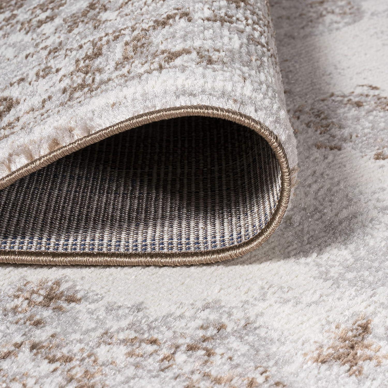 imageJONATHAN Y Rosalia Cottage Medallion BrownCream Runner Rug 2x8 Vintage Bohemian EasyCleaning for Living Room Bedroom Kitchen Pet Friendly NonShedding MDP402A28BrownCream