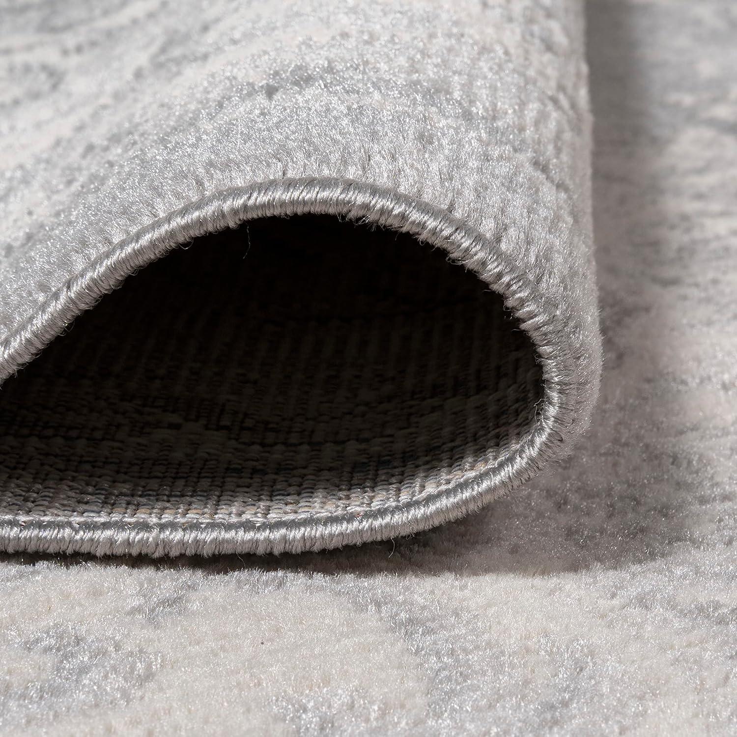 imageJONATHAN Y Rosalia Cottage Medallion IvoryGray Indoor Area Rug 8x10 Bohemian Traditional EasyCleaning for Living Room Bedroom Kitchen Pet Friendly NonShedding MDP401B8IvoryGray