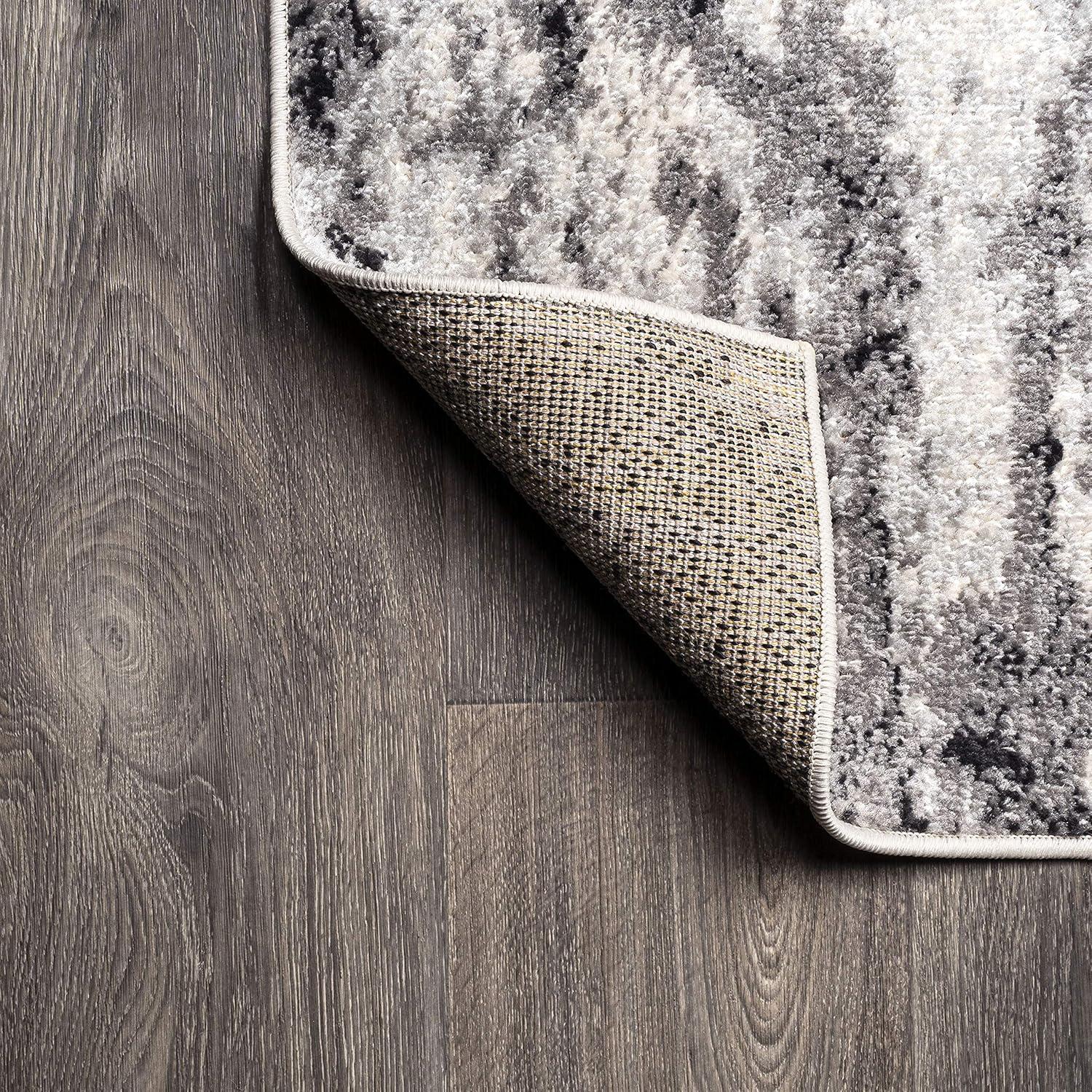 imageJONATHAN Y Storm Modern Abstract GrayCream Indoor Area Rug 5x8 Contemporary Transitional EasyCleaning for Living Room Bedroom Kitchen Pet Friendly NonShedding CTP110A553 x 76 Rectangular